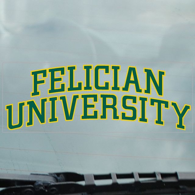 Felician University Cling Decal