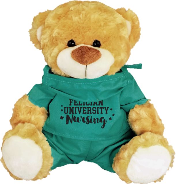 Felician University 10'' Fred Bear Plush Toy